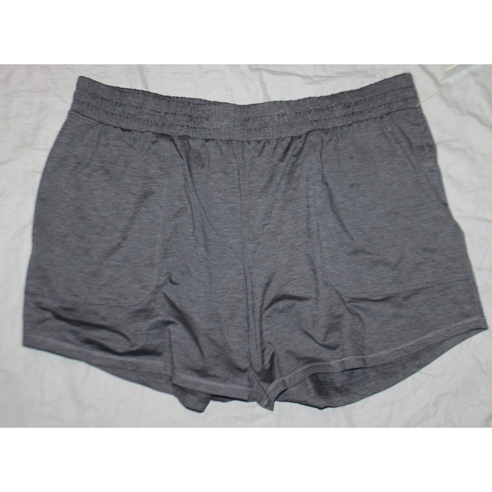Women's Mid-Rise Knit Shorts 5" - All in Motion Dark Gray XXL